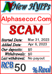 Alphasecor.Com status: is it scam or paying