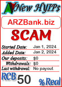 ARZBank.biz status: is it scam or paying