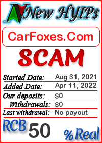 CarFoxes.Com status: is it scam or paying