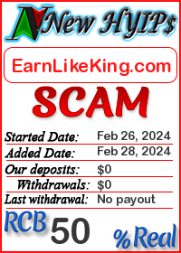 EarnLikeKing.com status: is it scam or paying