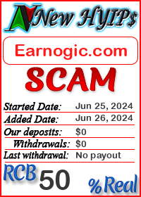 Earnogic.com status: is it scam or paying