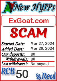 ExGoat.com status: is it scam or paying
