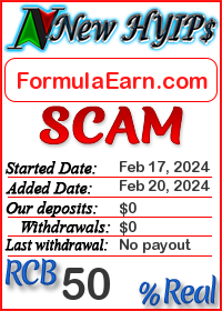 FormulaEarn.com status: is it scam or paying
