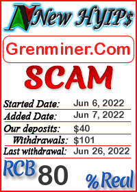 Grenminer.Com reviews and monitor