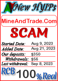 MineAndTrade.Com status: is it scam or paying