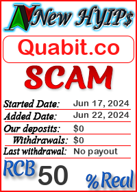 Quabit.co status: is it scam or paying