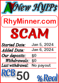 RhyMinner.com status: is it scam or paying