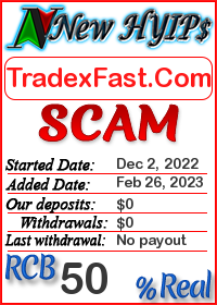 TradexFast.Com status: is it scam or paying