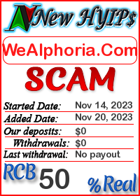 WeAlphoria.Com reviews and monitor