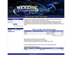 wenzbit status